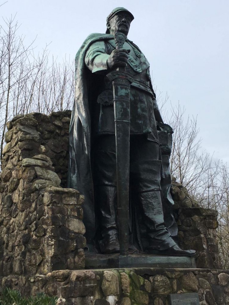 Standbeeld van Bismarck op de Aschberg in Sleeswijk-Holstein. Foto: Wiebke Pittlik